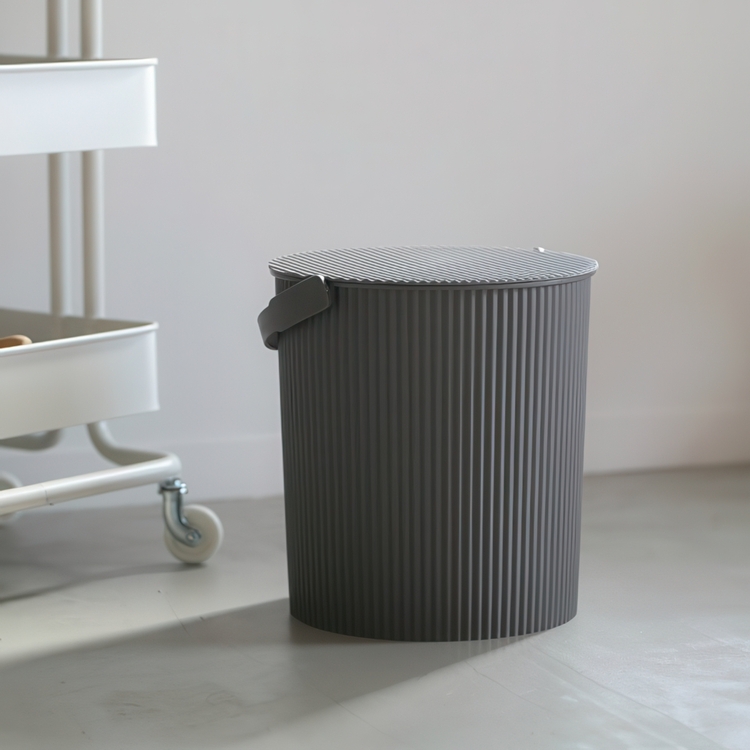 Spand med låg 20L, Omnioutil, Grå