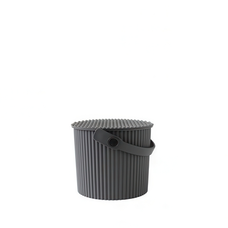 Spand med låg 4L, Omnioutil, Grå