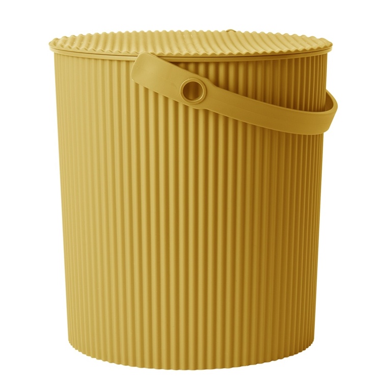 Spand med låg 20L, Omnioutil, Sennepsgul