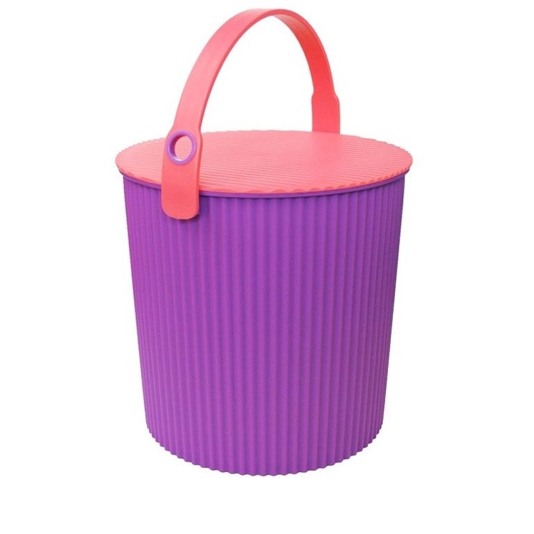 Spand med låg 20L, Omnioutil, Lilla/Cerise