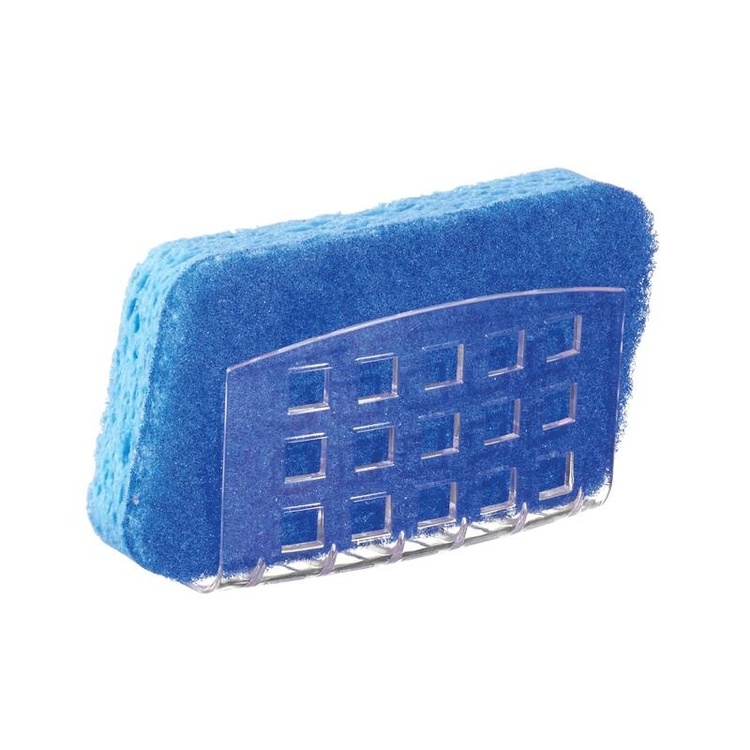 Opvaskesvampholder med sugekop i plast