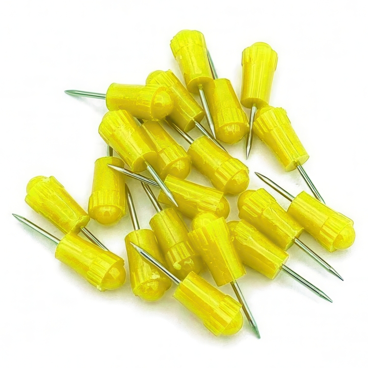 Tegnestifter, 50 stk., PUSH PINS SPECIAL, Gule