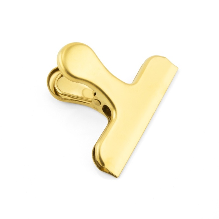 Metalklemme i messing, 7,5 cm