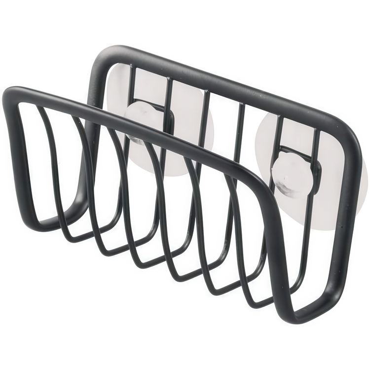 Opvaskesvampeholder med sugekop i metal