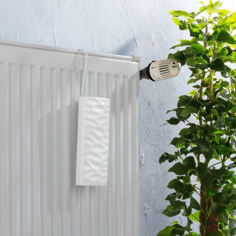 Luftfugter til radiator i keramik, Bølger