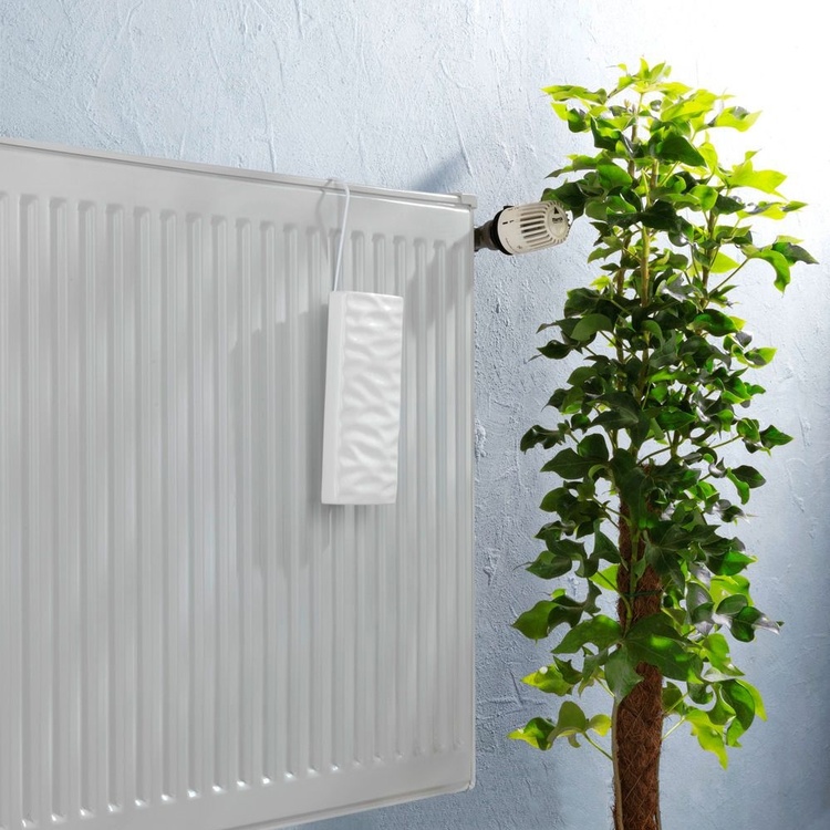 Luftfugter til radiator i keramik, Bølger