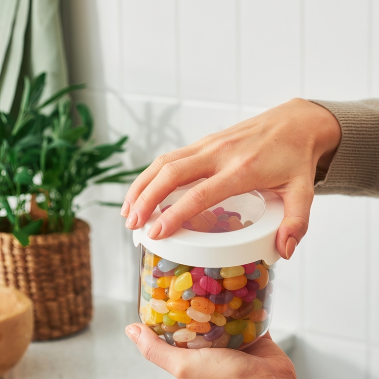 Lufttæt rund beholder 0,75L, SmartStore Vision