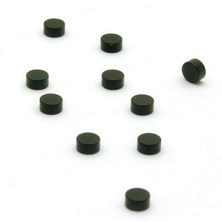 Magneter, mini, stærke, 10 stk., STEELY BLACK, Ø 0,6 x H 0,3 cm, Sort