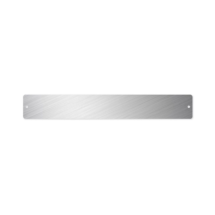 Magnetliste med 6 magneter, 35 cm, sølv