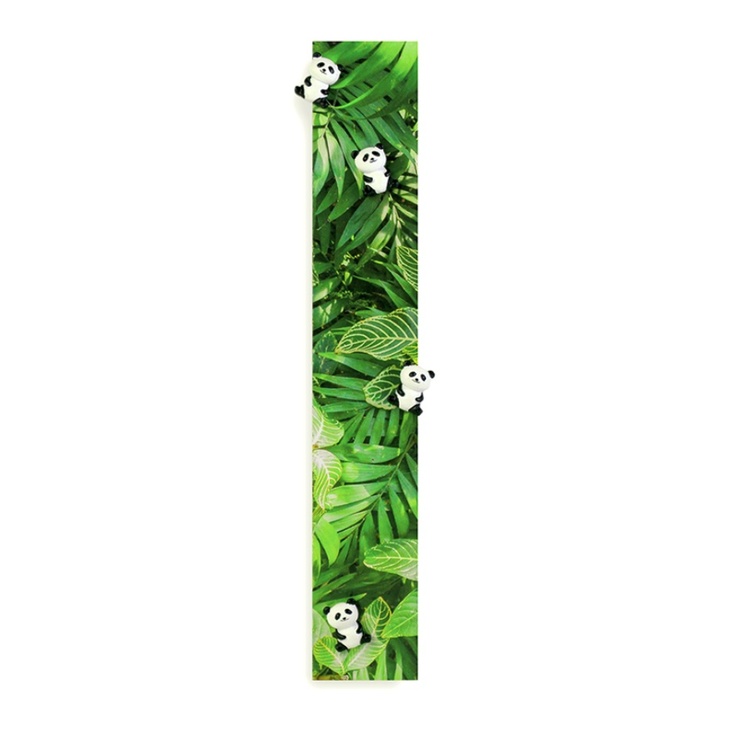 Magnetliste med 6 figurmagneter, 30 cm, Panda