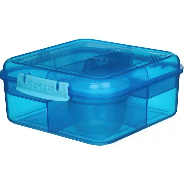 Bentoboks med 5 rum og beholder 1,25 L, Sistema