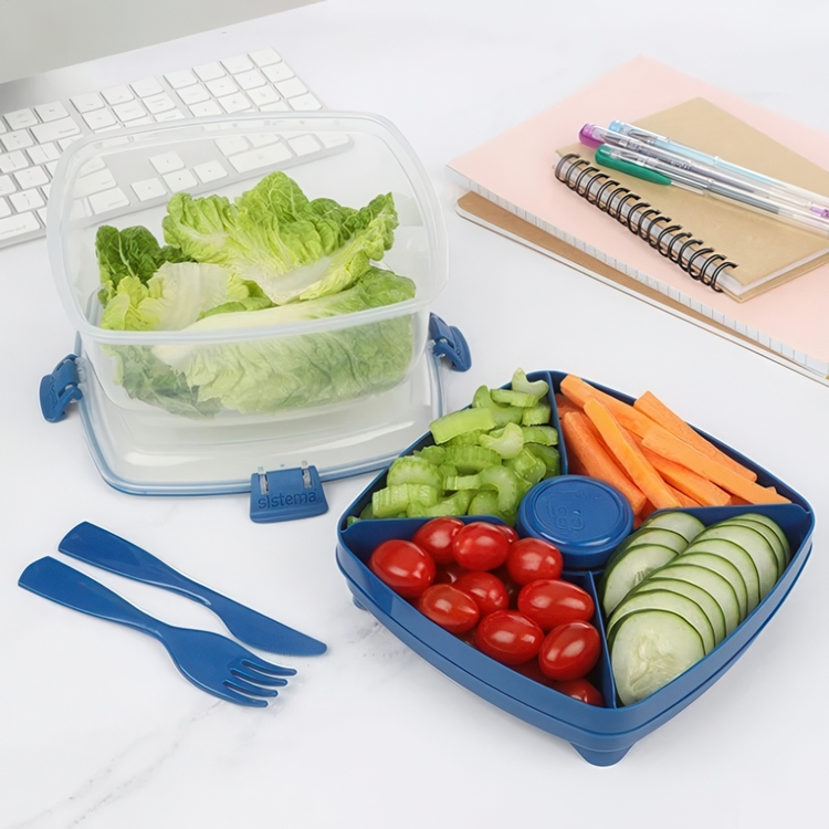 Madkasse til salat 1,63L, Sistema