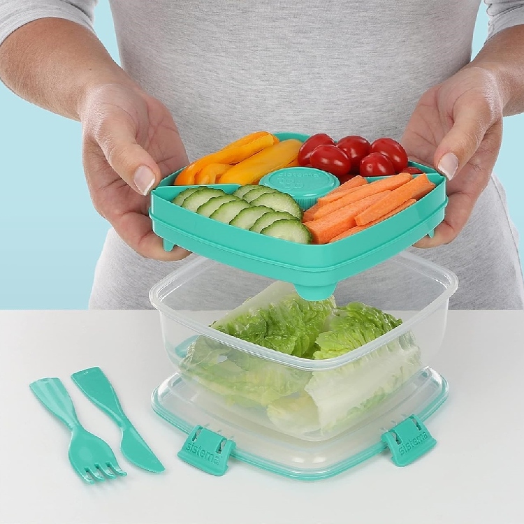Madkasse til salat 1,63L, Sistema