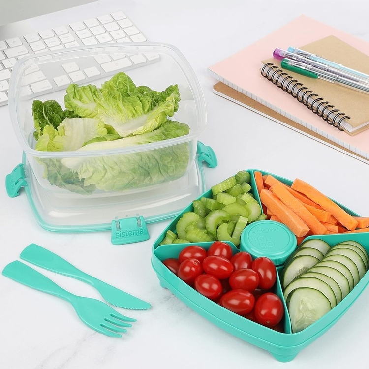 Madkasse til salat 1,63L, Sistema