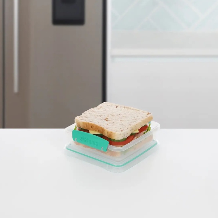 Sandwichboks 0,45L, Sistema, Mint