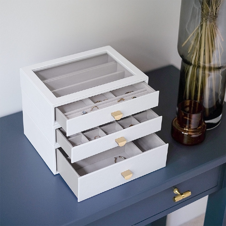 Smykkeskrin 3 skuffer, Classic, Stackers