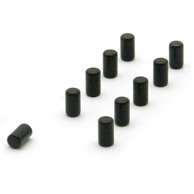 Minimagnet cylinder 10-pak, Sort