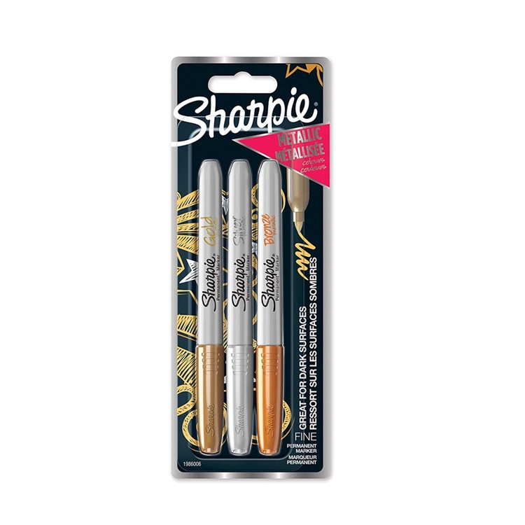Marker 3-pak metallic, Sharpie