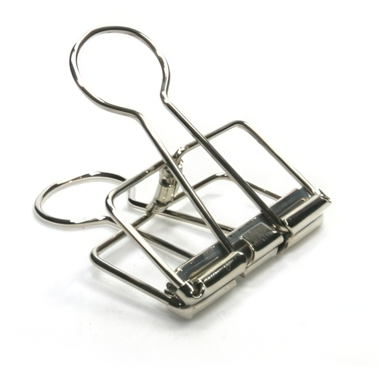 Papirklemmer, 10 stk., WIRE FOLDBACK CLIPS, 32 mm, Deskstore, Sølv