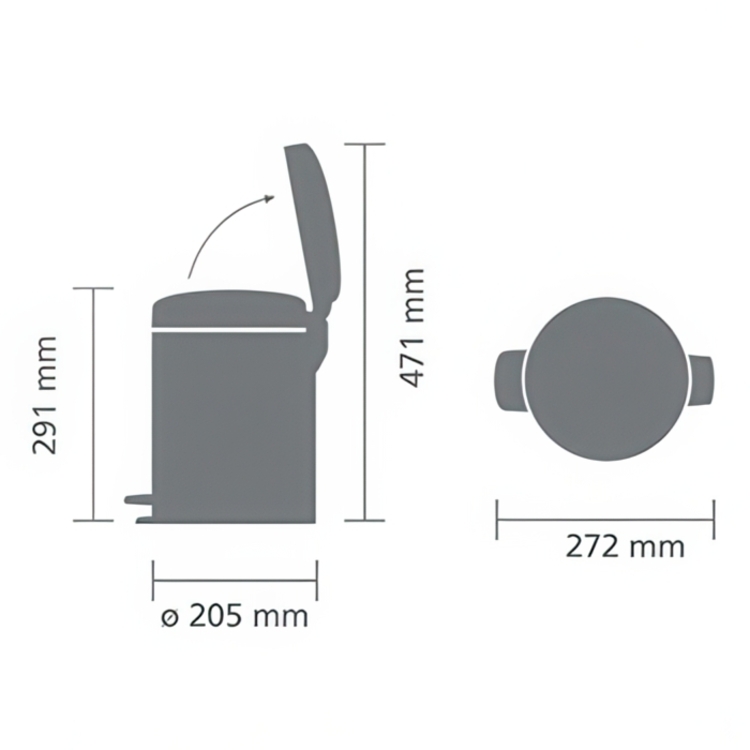 Pedalspand 5L, Brabantia