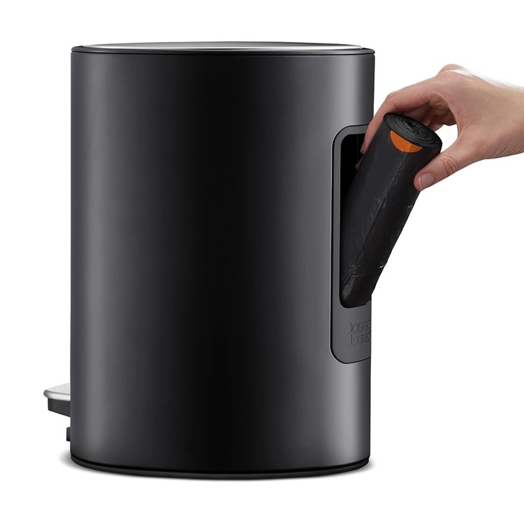 Pedalspand 5L, Joseph Joseph, Sort