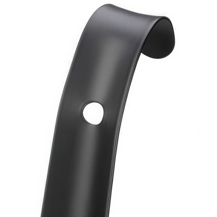 Skohorn i metal, 57 cm, sort