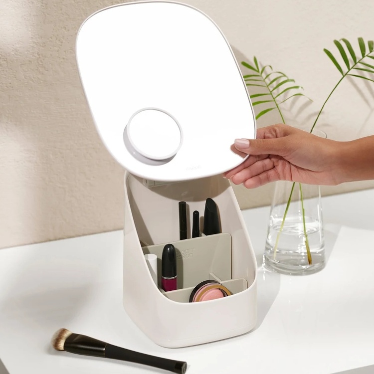 Makeupspejl med opbevaring, Joseph Joseph