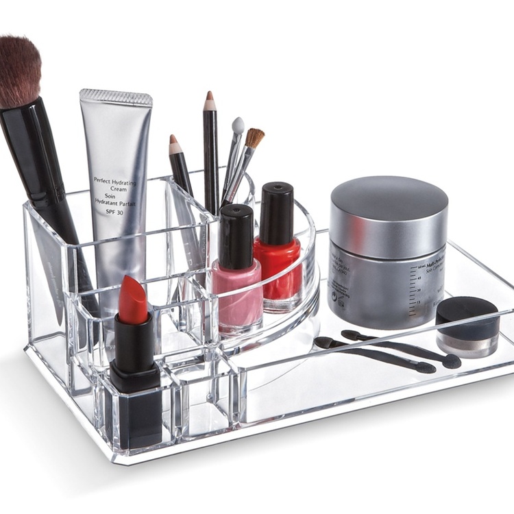 Makeup-holder med bakke