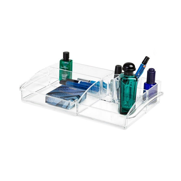 Makeupholder, stor, MY PRETTY ORGANISER TRAY, 35 x 20,5 x H 7,5 cm, klar