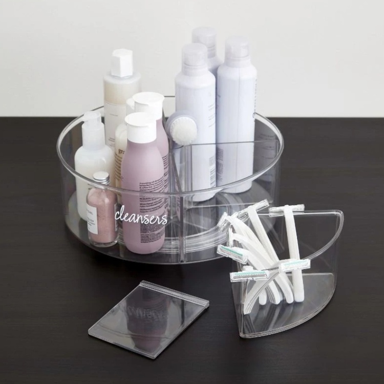 Drejebakke med 4 rum, 29,2 cm, The Home Edit