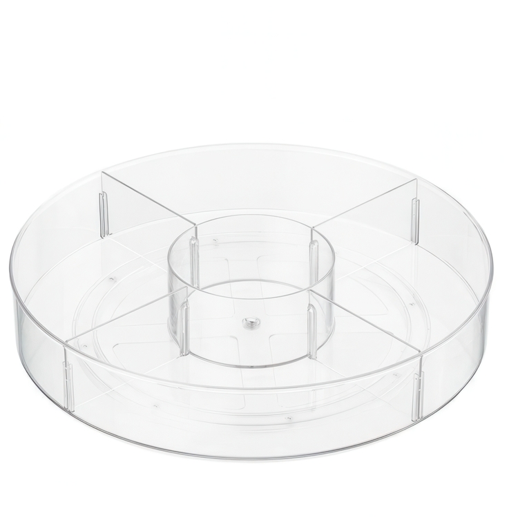 Stor drejebakke med rum, 45,7 cm, The Home Edit