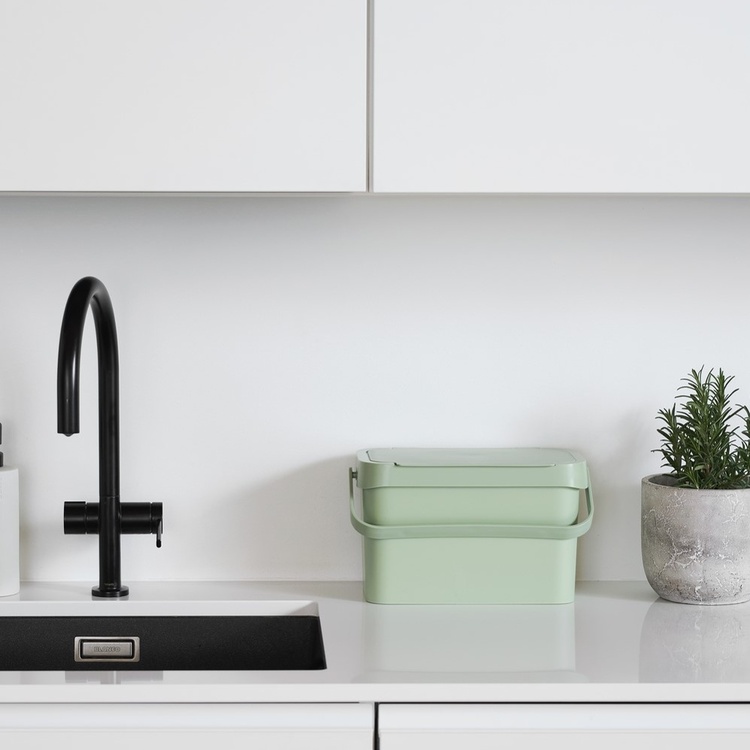 Bordskraldespand med håndtag 5L, SmartStore