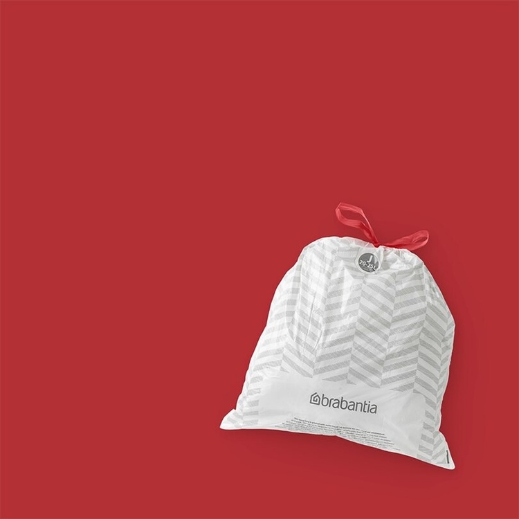 Skraldeposer med snøretræk 40-pak 20-25L, Brabantia