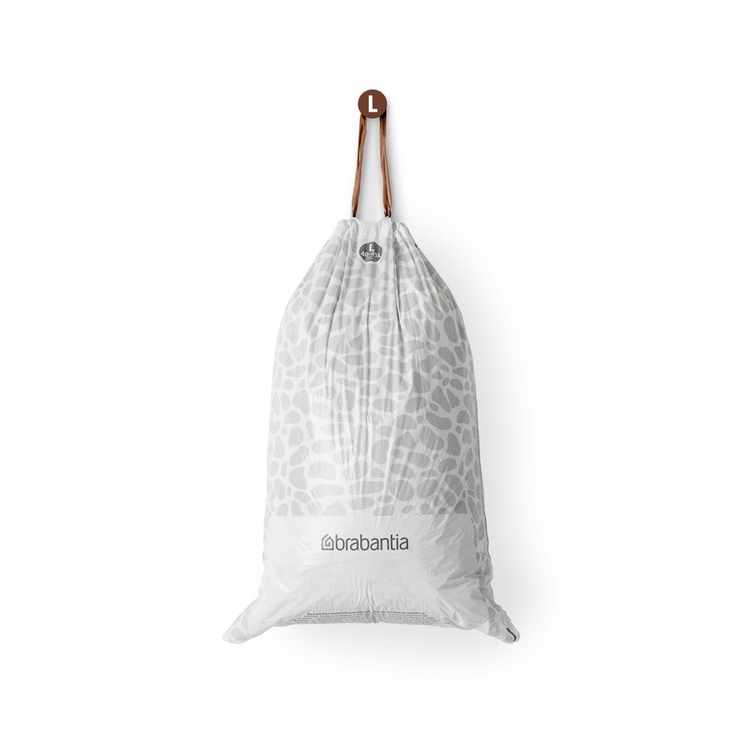 Affaldspose med snøretræk 10-pak 40-45L, Brabantia