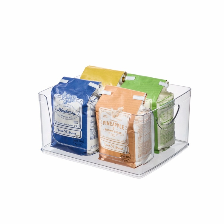Stabelbar kasse med åben front, 25,4x20,3 cm, iDesign