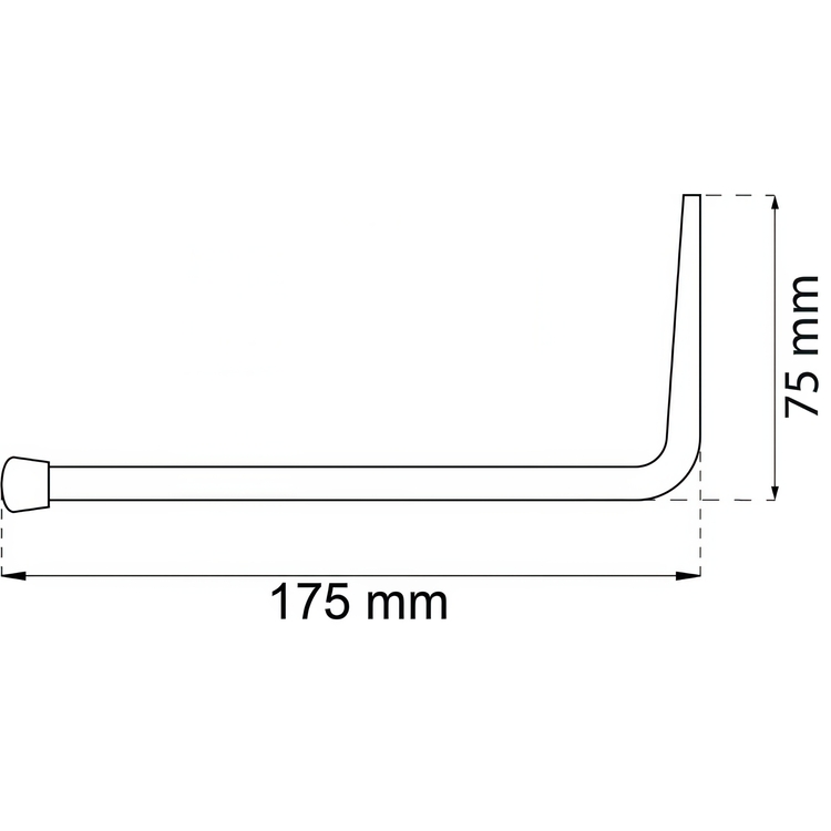 Stigeholder, 17,5 cm, Habo