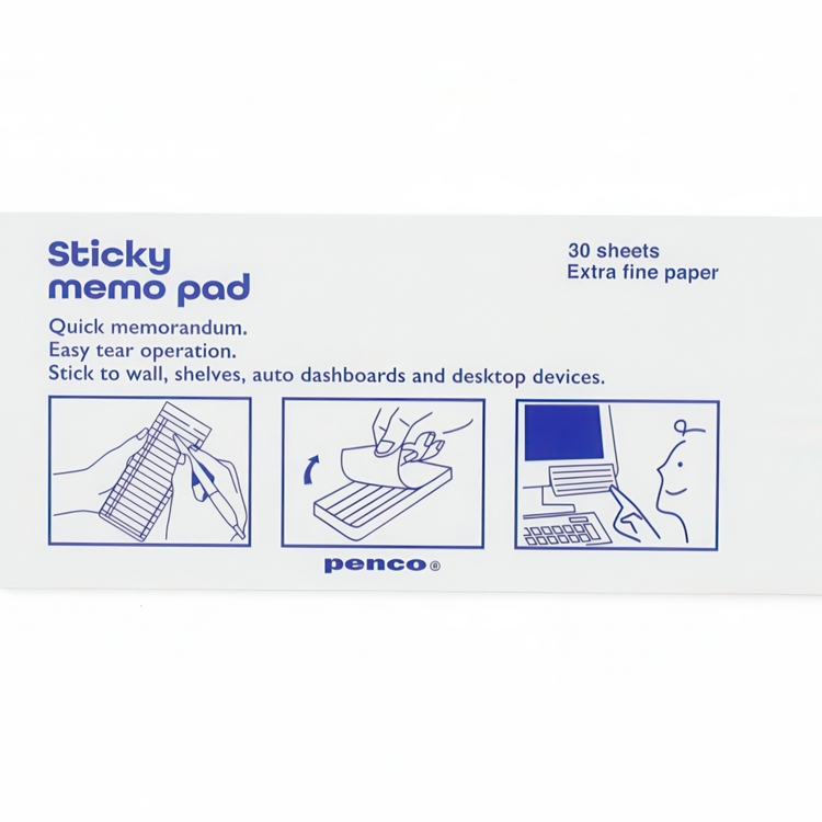 Sticky notes til månedsplanlægning, Penco
