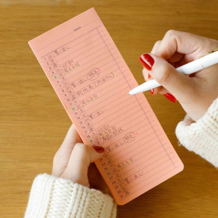 Sticky notes til månedsplanlægning, Penco
