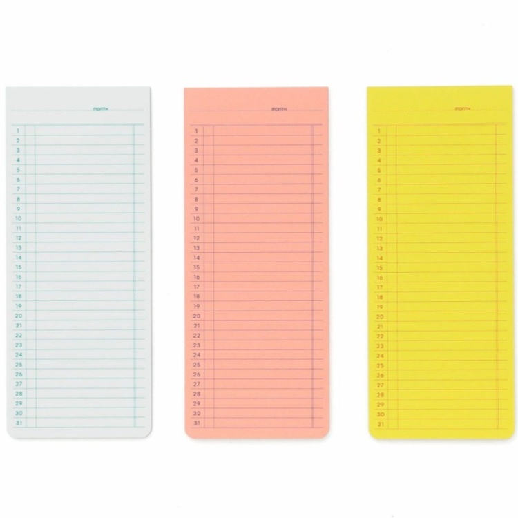Sticky notes til månedsplanlægning, Penco