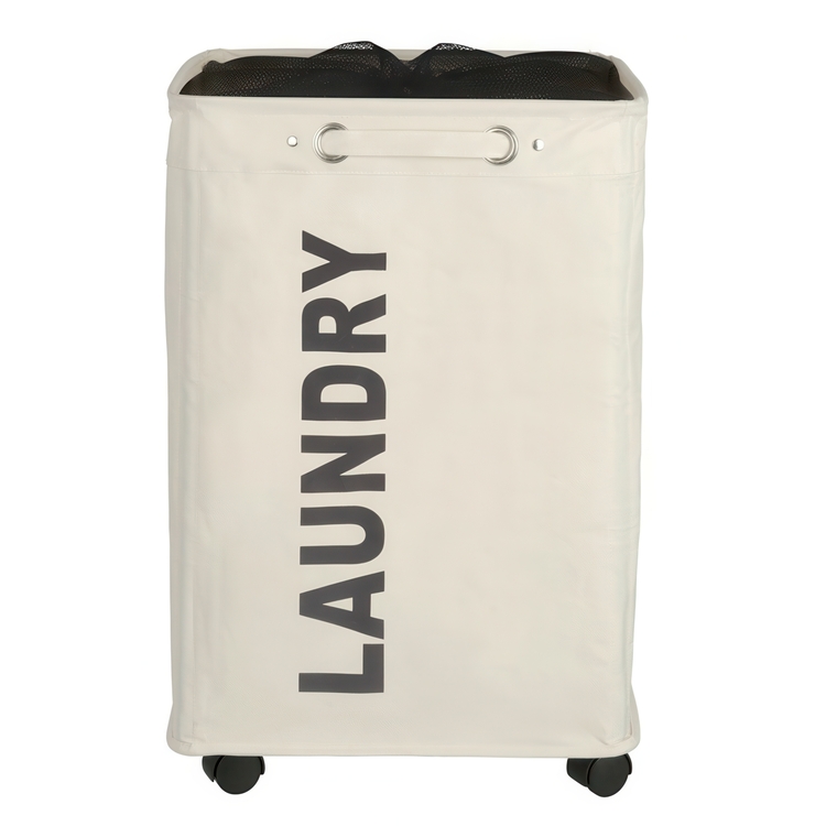 Vasketøjskurv på hjul, Laundry