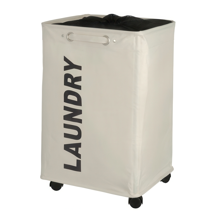Vasketøjskurv på hjul, Laundry
