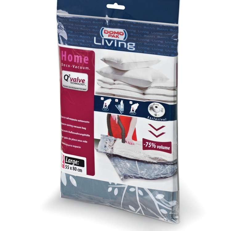Vakuumpose 2-pak, 80x55 cm, Domopak Living