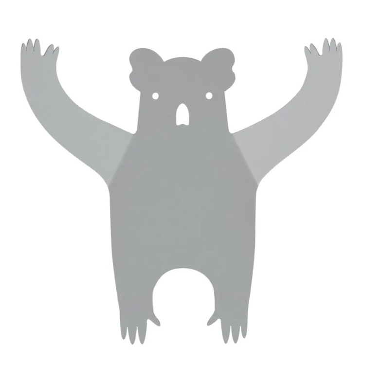 Vægknage i genbrugsmetal, Koala