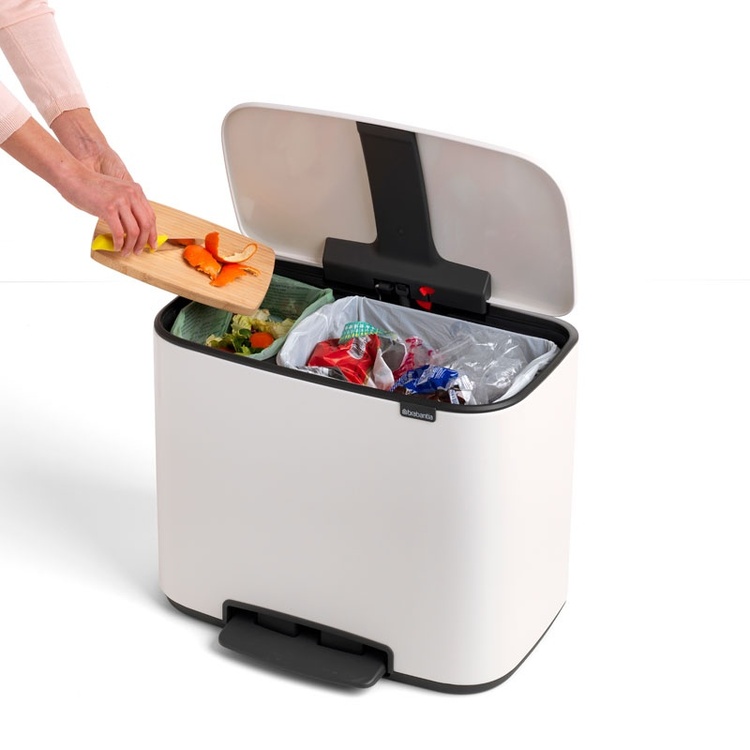 Affaldssorteringsstation med 2 rum, Brabantia