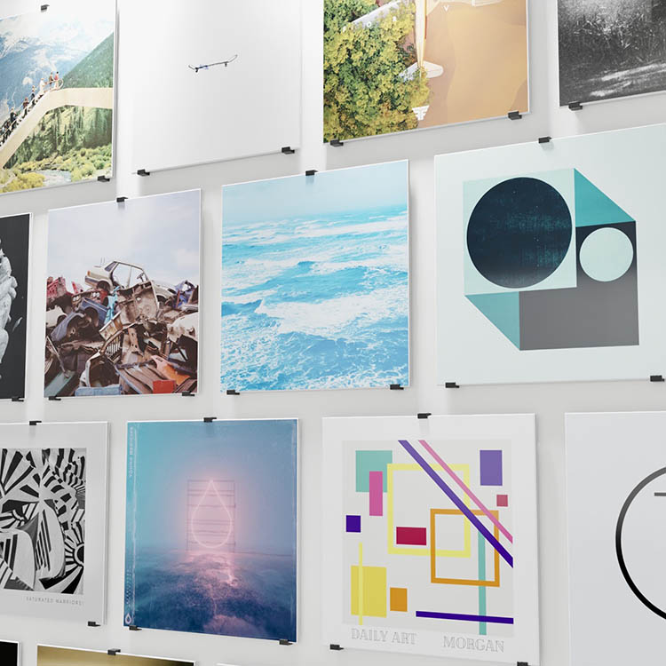 Selvklæbende LP kroge