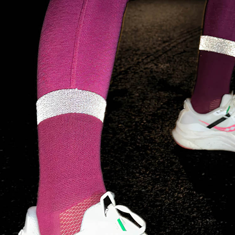 Løbestrømper med refleks