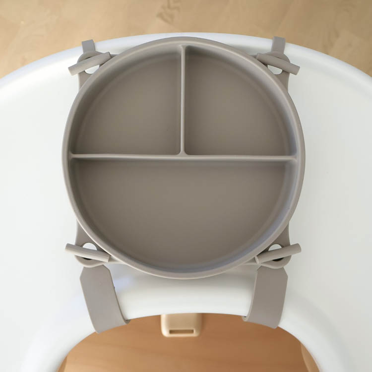 Børnetallerken med sugekop og strop