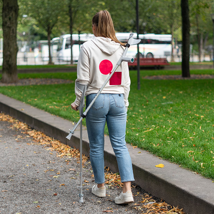 Skulderrem til krykker