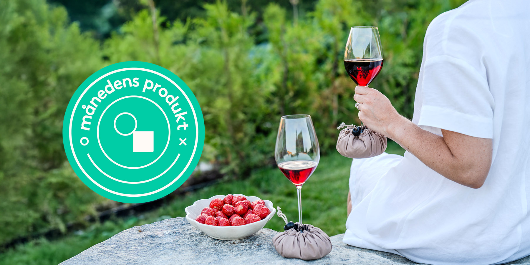 Månedens produkt: Vinglasholder Vingel 2-pak 20 % 