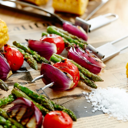 Grillspyd med skubbere, 2-pak i gruppen Hjem / Grilltilbehør hos SmartaSaker.se (12264)